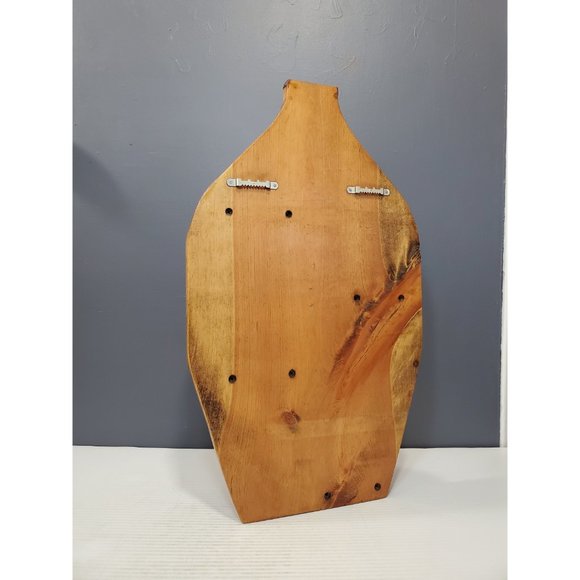 Vintage wooden Shelf, 4 Tiers Wall hanging, Handmade Home decor, Curio Display, - Picture 6 of 10